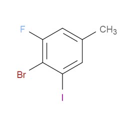 Aobchem&nbsp;2-Bromo-1-fluoro-3-iodo-5-methylbenzene | ≥97% | CAS 1805192-11-3 | C7H5BrFI | 5g