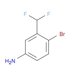Aobchem&nbsp;4-Bromo-3-(difluoromethyl)aniline | ≥97% | CAS 1261760-16-0 | C7H6BrF2N | 500mg
