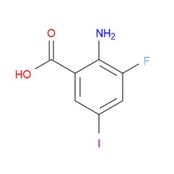 Aobchem&nbsp;2-Amino-3-fluoro-5-iodobenzoic acid | ≥95% | CAS 1070977-99-9 | C7H5FINO2 | 500mg