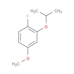 Aobchem&nbsp;1-Fluoro-2-isopropoxy-4-methoxybenzene | ≥97% | CAS 1369855-12-8 | C10H13FO2 | 250mg