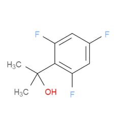 Aobchem&nbsp;2-(2 4 6-Trifluorophenyl)propan-2-ol | ≥95% | CAS 1521018-79-0 | C9H9F3O | 250mg