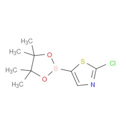 Aobchem&nbsp;2-Chlorothiazol-5-ylboronic acid pinacol ester | ≥97% | CAS 889672-72-4 | C9H13BClNO2S | 250mg