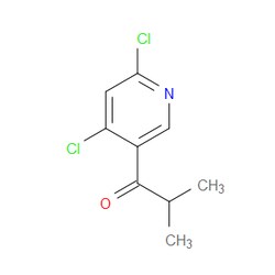 Aobchem&nbsp;1-(4 6-Dichloro-3-pyridinyl)-2-methyl-1-propanone | ≥95% | CAS 2355769-48-9 | C9H9Cl2NO | 250mg