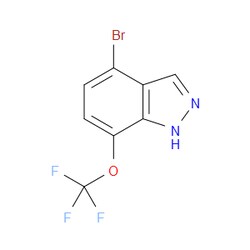 Aobchem&nbsp;4-Bromo-7-(trifluoromethoxy)-1H-indazole | ≥97% | CAS 1956370-44-7 | C8H4BrF3N2O | 1g