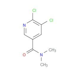 Aobchem&nbsp;5 6-Dichloro-N N-dimethylnicotinamide | ≥95% | CAS 915949-03-0 | C8H8Cl2N2O | 1g