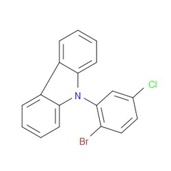 Aobchem&nbsp;9-(2-Bromo-5-chlorophenyl)-9H-carbazole | ≥97% | CAS 1361956-35-5 | C18H11BrClN | 1g