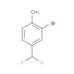 Aobchem&nbsp;2-Bromo-4-(difluoromethyl)-1-methylbenzene | ≥97% | CAS 1261849-91-5 | C8H7BrF2 | 250mg