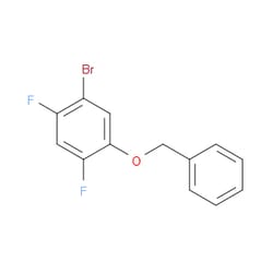 Aobchem&nbsp;1-(Benzyloxy)-5-bromo-2 4-difluorobenzene | ≥97% | CAS 1881293-65-7 | C13H9BrF2O | 250mg