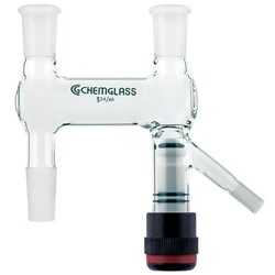 Chemglass Life Sciences&nbsp;Distilling Adapter, Process Reactor, 24/40, Style 