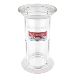 Chemglass Life Sciences&nbsp;2000mL Unjacketed Filter Vessel Body Only, 150mm Flange ID, Approx OD x Height (mm): 155 x 160