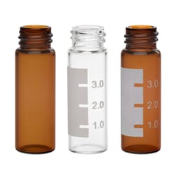 Chemglass Life Sciences&nbsp;Vial, 4.0mL, Clear with White Grad Spot, WISP, 15x45mm, GPI 13-425