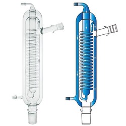 Chemglass Life Sciences&nbsp;Condenser, High Efficiency, 578mm, 45/50 Joint, 463mm Jacket Length, 90mm OD Jacket