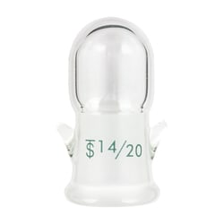 Chemglass Life Sciences&nbsp;Stopper, Cap Style, 14/20, w/Hooks