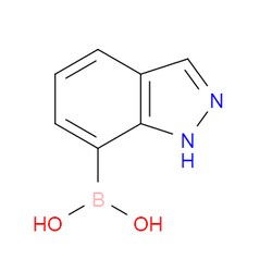 Aobchem&nbsp;1H-Indazole-7-boronic acid | ≥97% | CAS 915411-01-7 | C7H7BN2O2 | 5g
