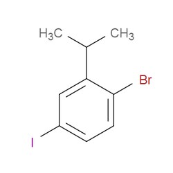 Aobchem&nbsp;1-Bromo-4-iodo-2-isopropylbenzene | ≥97% | CAS 1369927-50-3 | C9H10BrI | 5g