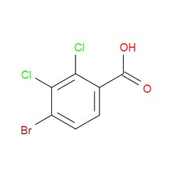 Aobchem&nbsp;4-Bromo-2 3-dichlorobenzoic acid | ≥97% | CAS 1257517-66-0 | C7H3BrCl2O2 | 500mg