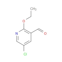 Aobchem&nbsp;5-Chloro-2-ethoxy-pyridine-3-carbaldehyde | ≥97% | CAS 870721-63-4 | C8H8ClNO2 | 5g