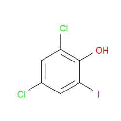 Aobchem&nbsp;2 4-Dichloro-6-iodophenol | ≥97% | CAS 2040-83-7 | C6H3Cl2IO | 500mg