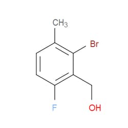 Aobchem&nbsp;(2-Bromo-6-fluoro-3-methylphenyl)methanol | ≥97% | CAS 1375069-06-9 | C8H8BrFO | 1g