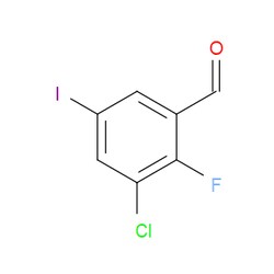 Aobchem&nbsp;3-Chloro-2-fluoro-5-iodobenzaldehyde | ≥97% | CAS 2304494-65-1 | C7H3ClFIO | 1g