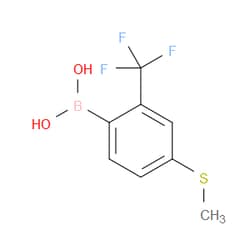 Aobchem&nbsp;4-(Methylthio)-2-(trifluoromethyl)phenylboronic acid | ≥97% | CAS 1072945-99-3 | C8H8BF3O2S | 5g