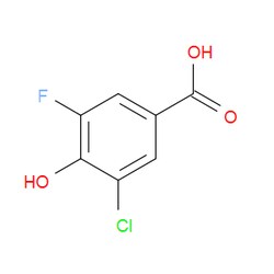 Aobchem&nbsp;3-Chloro-5-fluoro-4-hydroxybenzoic acid | ≥95% | CAS 455-57-2 | C7H4ClFO3 | 5g