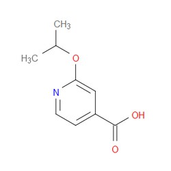 Aobchem&nbsp;(2-Propan-2-yloxy)pyridine-4-carboxylic acid | ≥97% | CAS 862507-33-3 | C9H11NO3 | 1g