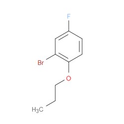 Aobchem&nbsp;2-Bromo-4-fluoro-1-propoxybenzene | ≥97% | CAS 1016889-72-7 | C9H10BrFO | 5g