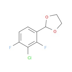 Aobchem&nbsp;2-(3-Chloro-2 4-difluorophenyl)-1 3-dioxolane | ≥95% | CAS 2432848-92-3 | C9H7ClF2O2 | 500mg