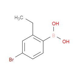 Aobchem&nbsp;4-Bromo-2-ethylphenylboronic acid | ≥97% | CAS 1046861-62-4 | C8H10BBrO2 | 5g