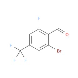 Aobchem&nbsp;2-Bromo-6-fluoro-4-(trifluoromethyl)benzaldehyde | ≥97% | CAS 2092468-34-1 | C8H3BrF4O | 1g