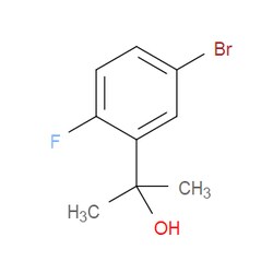 Aobchem&nbsp;2-(5-Bromo-2-fluorophenyl)propan-2-ol | ≥97% | CAS 1206774-43-7 | C9H10BrFO | 1g