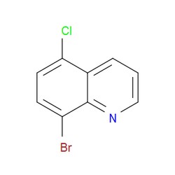 Aobchem&nbsp;8-Bromo-5-chloroquinoline | ≥97% | CAS 1154741-20-4 | C9H5BrClN | 5g