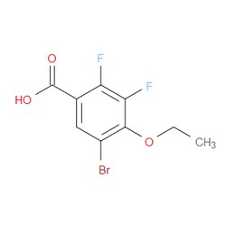 Aobchem&nbsp;5-Bromo-4-ethoxy-2 3-difluorobenzoic acid | ≥97% | CAS 2404734-29-6 | C9H7BrF2O3 | 500mg