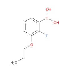 Aobchem&nbsp;(2-Fluoro-3-propoxyphenyl)boronic acid | ≥97% | CAS 871126-09-9 | C9H12BFO3 | 1g