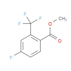 Aobchem&nbsp;4-Fluoro-2-trifluoromethylbenzoic acid methyl ester | ≥97% | CAS 220141-23-1 | C9H6F4O2 | 250mg