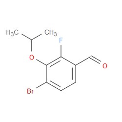 Aobchem&nbsp;4-Bromo-2-fluoro-3-isopropoxybenzaldehyde | ≥97% | CAS 2379321-71-6 | C10H10BrFO2 | 1g