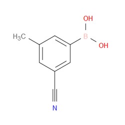 Aobchem&nbsp;3-Cyano-5-methylphenylboronic acid | ≥97% | CAS 1451391-42-6 | C8H8BNO2 | 250mg