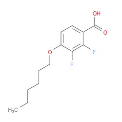 Aobchem&nbsp;2 3-Difluoro-4-(hexyloxy)benzoic acid | ≥97% | CAS 2082696-88-4 | C13H16F2O3 | 5g