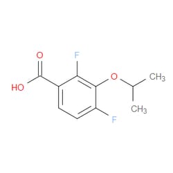 Aobchem&nbsp;2 4-Difluoro-3-(1-methylethoxy)benzoic acid | ≥97% | CAS 1219020-69-5 | C10H10F2O3 | 500mg