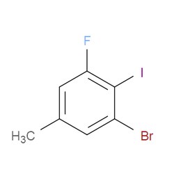 Aobchem&nbsp;3-Bromo-5-fluoro-4-iodotoluene | ≥95% | CAS 1000576-09-9 | C7H5BrFI | 1g