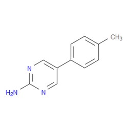 Aobchem&nbsp;5-(4-Methylphenyl)-2-pyrimidinamine | ≥97% | CAS 31408-17-0 | C11H11N3 | 5g