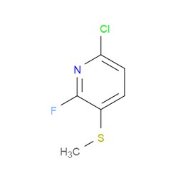 Aobchem&nbsp;6-Chloro-2-fluoro-3-(methylthio)pyridine | ≥97% | CAS 2091530-52-6 | C6H5ClFNS | 250mg