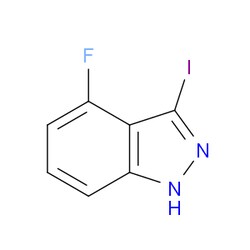 Aobchem&nbsp;4-Fluoro-3-iodo-1H-indazole | ≥95% | CAS 518990-32-4 | C7H4FIN2 | 5g