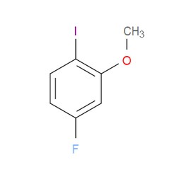Aobchem&nbsp;4-Fluoro-1-iodo-2-methoxybenzene | ≥97% | CAS 450-90-8 | C7H6FIO | 5g