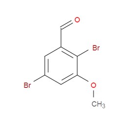 Aobchem&nbsp;2 5-Dibromo-3-methoxybenzaldehyde | ≥97% | CAS 856767-02-7 | C8H6Br2O2 | 5g