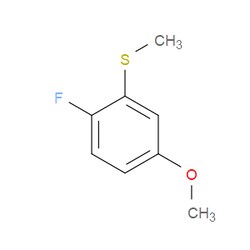 Aobchem&nbsp;1-Fluoro-4-methoxy-2-methylsulfanylbenzene | ≥97% | CAS 836678-96-7 | C8H9FOS | 250mg