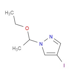 Aobchem&nbsp;1-(1-Ethoxy-ethyl)-4-iodo-1H-pyrazole | ≥97% | CAS 575452-22-1 | C7H11IN2O | 5g