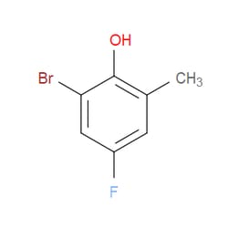 Aobchem&nbsp;2-Bromo-4-fluoro-6-methylphenol | ≥97% | CAS 1572185-50-2 | C7H6BrFO | 5g