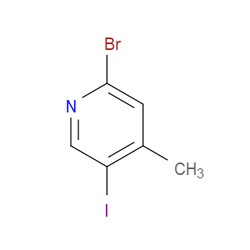 Aobchem&nbsp;2-Bromo-5-iodo-4-methylpyridine | ≥97% | CAS 942206-07-7 | C6H5BrIN | 1g